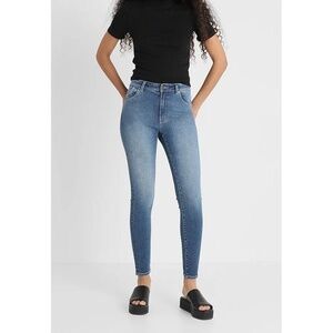 ROLLA'S Women's Ford Blue Stretch Stinger Skinny Fit Denim Jeans Size 32W 32L